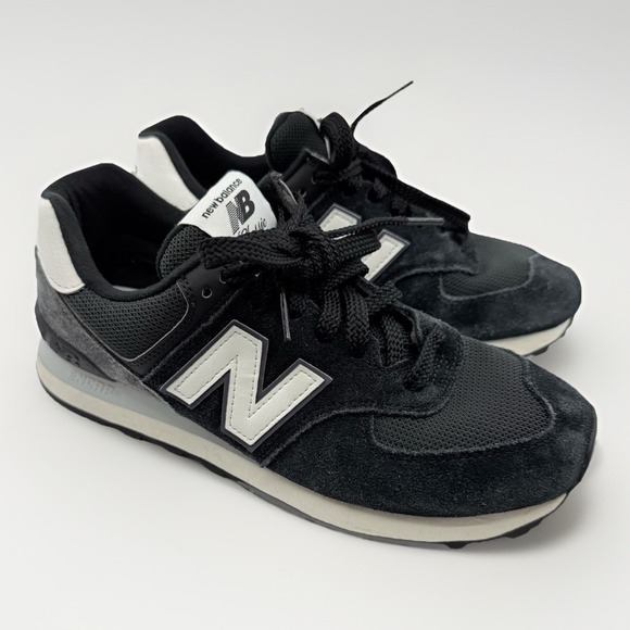 New Balance Classic 574 U574KN2 Men‎ 7.5 Sneaker Suede Black